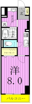 フェリス　コート 1103号室 間取り