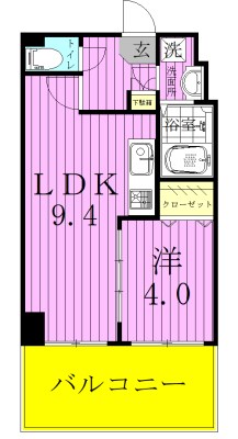 北松戸ヒルズ 305号室 間取り