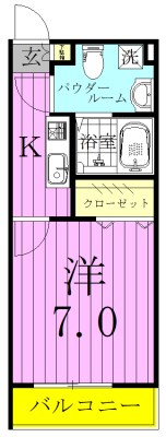 シャインフィールド松戸 間取り