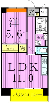 アリーズメドウ 間取り図