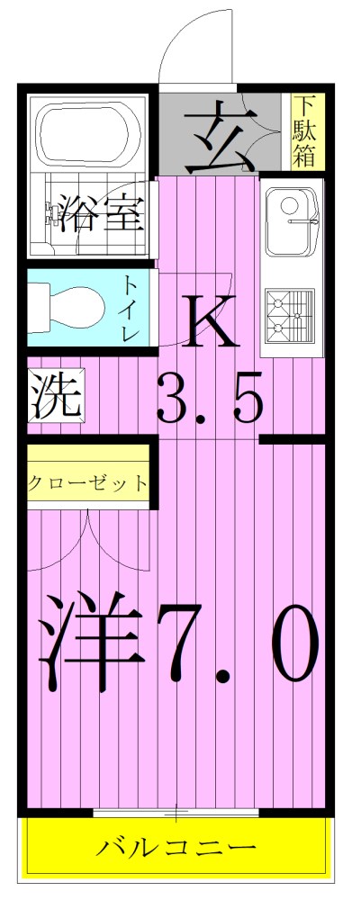 フローラルタウン北綾瀬１ 間取り図