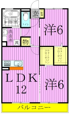 メゾンソレイユ 間取り図