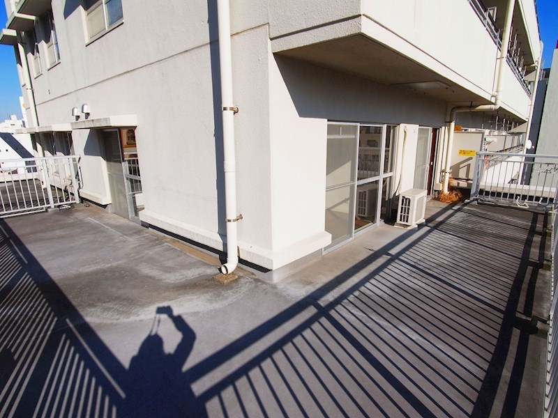 松戸駅前ハイツ ベランダ