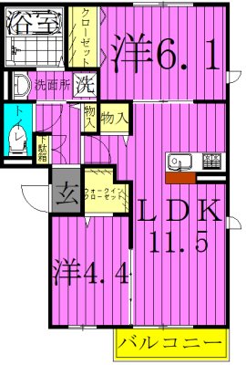 パークハイム 間取り図