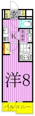アルテカーサプレスト北千住  間取り図