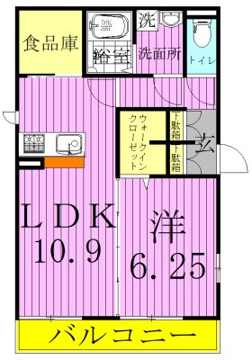 ａｔ　ｐａｒｋ　Ｂ 間取り図