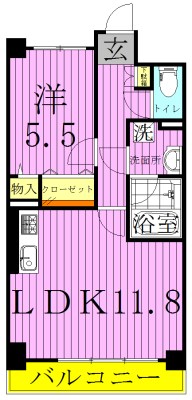 Ｇｒａｎ　Ａｖａｉｌ扇 間取り図