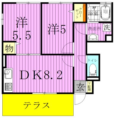 ボナールメゾン 間取り図