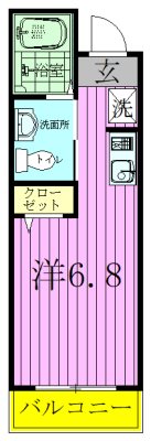 ミルクリーク野菊野Ｂ棟 205号室 間取り