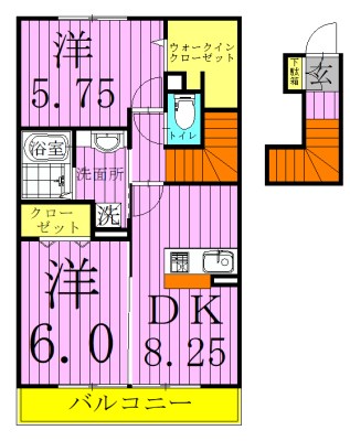 アンタレス  間取り図