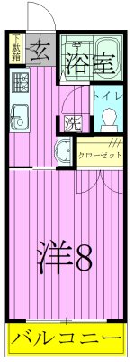 アーバン・コート 103号室 間取り