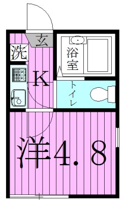 クレール西新井 間取り図