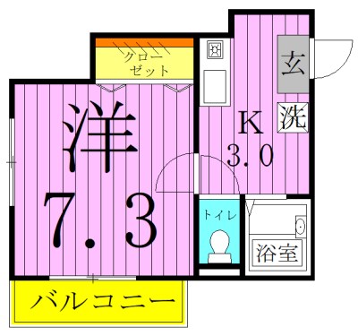 メゾントキタ 間取り図