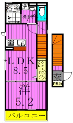 Crane Hills 間取り図