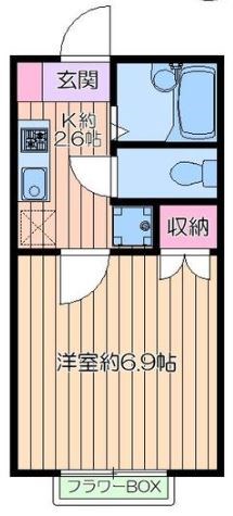 エコ・ライズⅠ 105号室 間取り