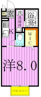 ウィルモアK・2 間取り図