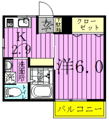 アルビオンカネコ1 間取り図