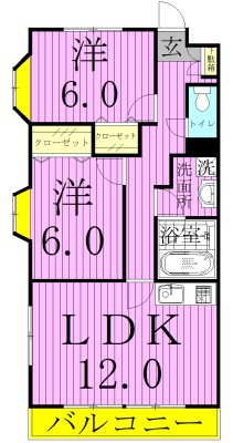 ラフィーヌ・ジュネスⅡ 103号室 間取り