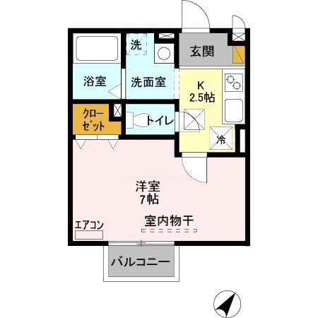 プルミエ 101号室 間取り