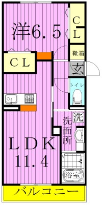 わをん　おおたかの森 303号室 間取り
