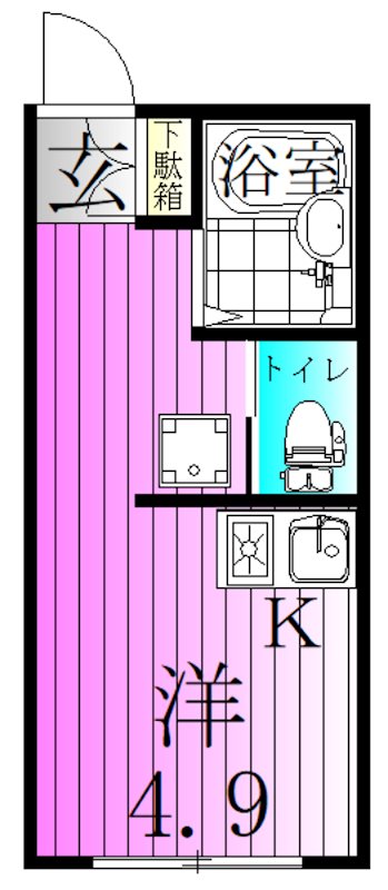 エルプレミア梅島 間取り図