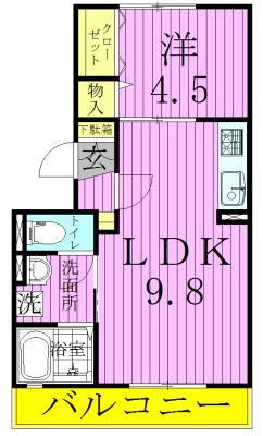 ウィングホープ 間取り図
