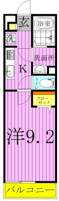 リブリ・柏明原 103号室 間取り