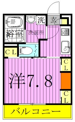 メゾン・ド・コンセール 間取り図