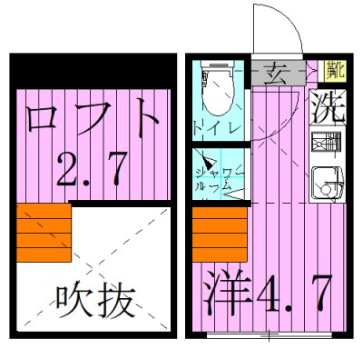 ハーモニーテラス千住仲町 間取り図