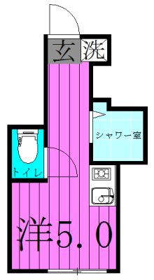 コーザヴェルデ 間取り図