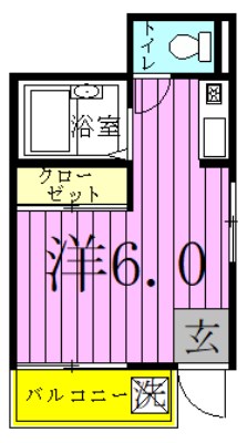 島根マンション 間取り図