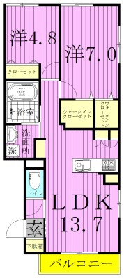 アイネブリュ 間取り図