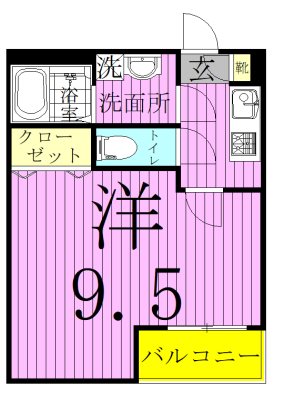 メゾンみなみ 302号室 間取り
