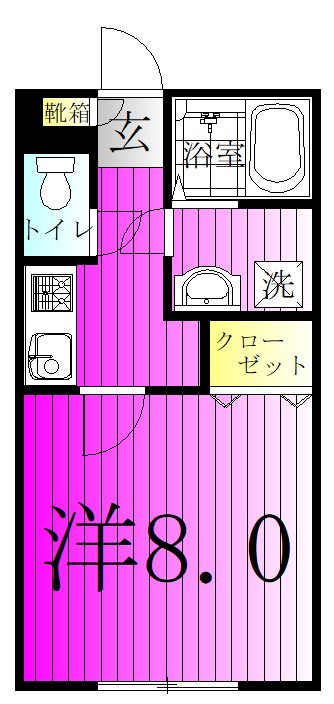 サンモール青山 101号室 間取り