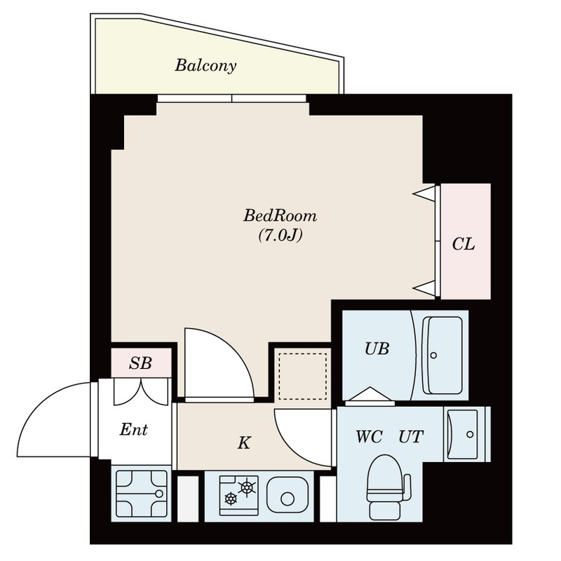 S-RESIDENCE松戸 404号室 間取り