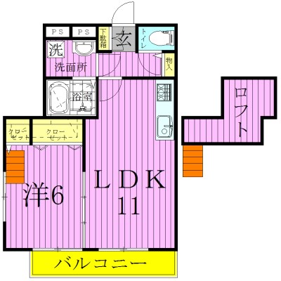 ジュールエスト２ 間取り図