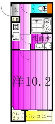 IoTレジデンス柏 103号室 間取り