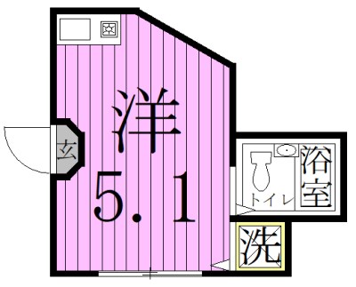 ＫＫハウス北千住 間取り図