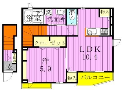 シャイン　ヴィラ 201号室 間取り