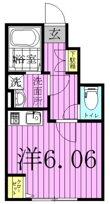 オリーブ舎人 間取り図