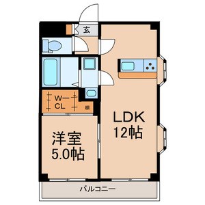 サンセットヒルズ壱番館 203号室 間取り