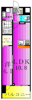 dearestⅢ 802号室 間取り