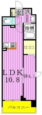 dearestⅢ 603号室 間取り