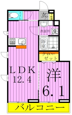 グラン　ベル 間取り図