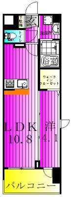 dearestⅢ 403号室 間取り