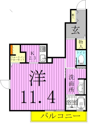 レーヴマニフィック南柏 306号室 間取り