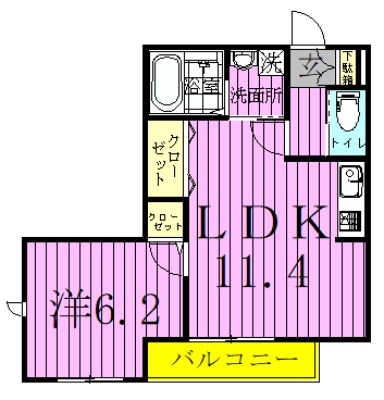 Lovely Rosa 間取り図