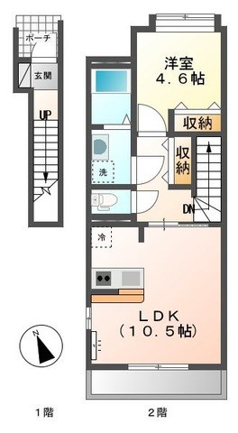RUMAH INDA～ルマ・インダ～ 202号室 間取り