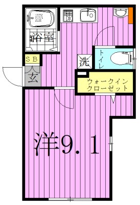 グランテラス西綾瀬 間取り図