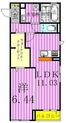 ラピュタ　ウイングス 間取り図